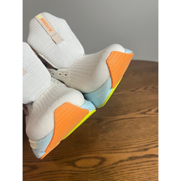 Brooks Glycerin 21 Women's Running Shoes Light Grey Orange Blue Wide Size 10 - Picture 5 of 9